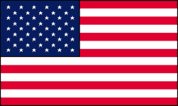 Die Flagge der USA