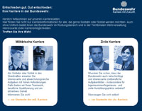 Bundeswehr Karriere Website