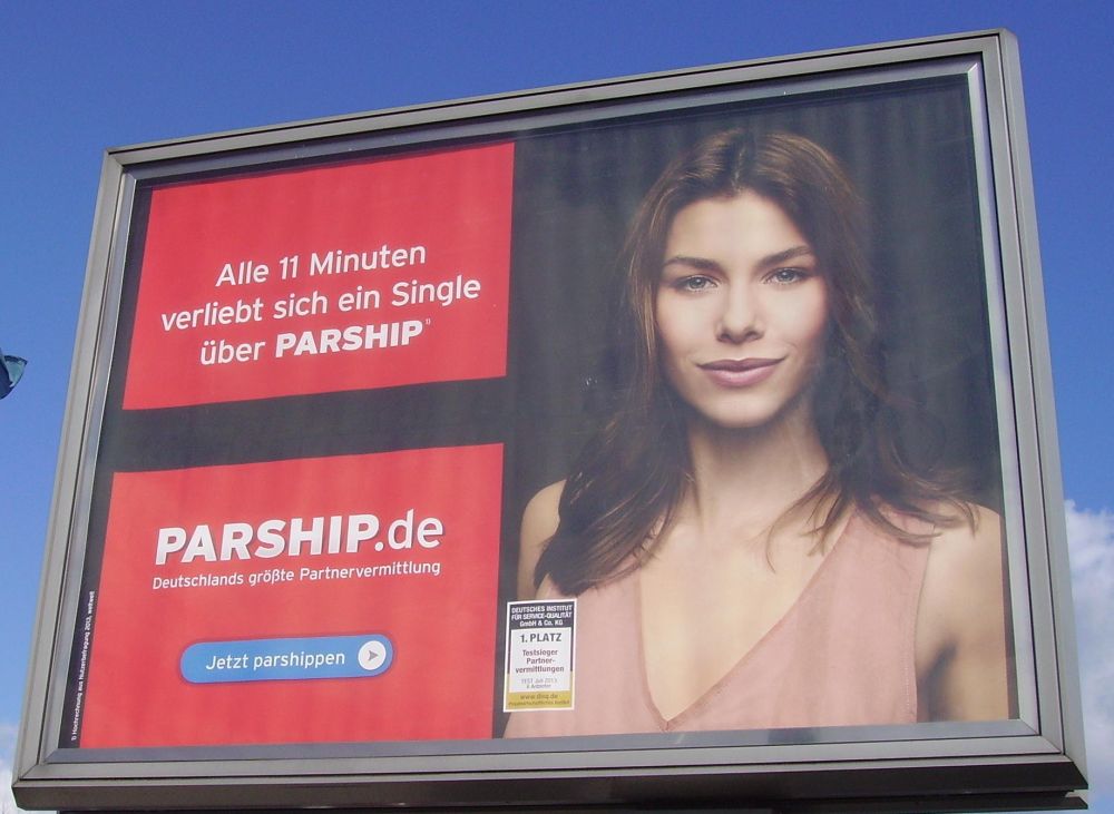 Parship Werbung.