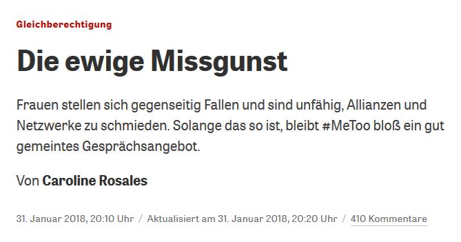 zeit.de vom 31. Januar 2018
